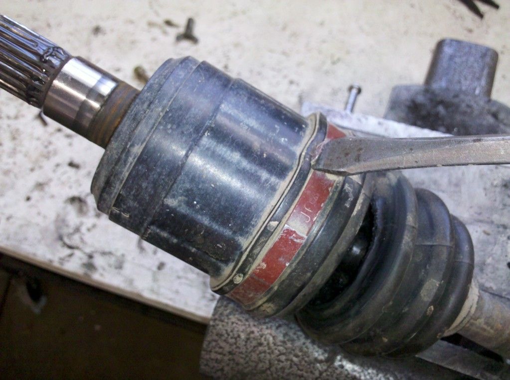 Replacing CV axle boots Honda Foreman Forums